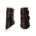 Acavallo Front Brushing Boots Faux Sheepskin & Hook-And-Loop Closure #colour_brown