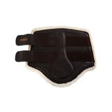 Acavallo Front Brushing Boots Faux Sheepskin & Hook-And-Loop Closure #colour_brown