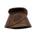 Acavallo Bell Boots Faux Sheepskin & Hook-And-Loop Closure #colour_brown