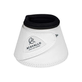 Acavallo Bell Boots Eco-Leather & Hook-And-Loop Closure #colour_white