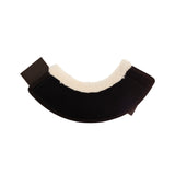 Acavallo Eco-Leather Bell Boots Faux Sheepskin & Hook-And-Loop Closure #colour_brown