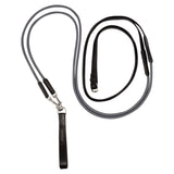 Acavallo Draw Reins Tubular Nylon #colour_black