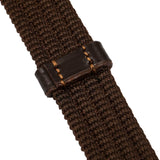 Acavallo Thiedemann Reins Tubular Nylon #colour_brown