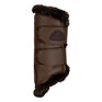 Acavallo Front Brushing Boots Eco-Leather & Faux Sheepskin #colour_brown