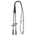 Acavallo Tubular Reins Leather & Rubber #colour_brown