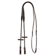 Acavallo Tubular Reins Leather & Rubber #colour_brown