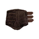 Acavallo Hind Brushing Boots Faux Leather & Faux Sheepskin #colour_brown