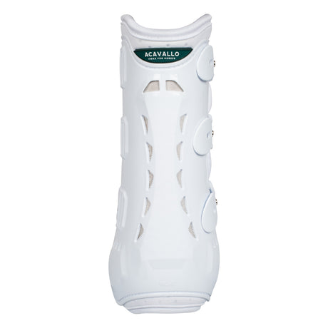Acavallo Anatomical Hind Dressage Boots #colour_white