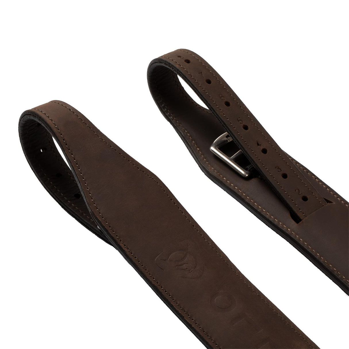 Acavallo Mono Stirrup Leathers #colour_brown