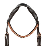 Acavallo Ninfea Bridle Calfskin #colour_brown