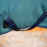 Horseware Ireland Rambo Techni Waffle Cooler #colour_dynasty-green-navy-silver