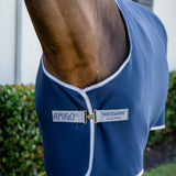 Horseware Ireland Amigo Jersey Pony Cooler  #colour-navy-titanium-grey-silver