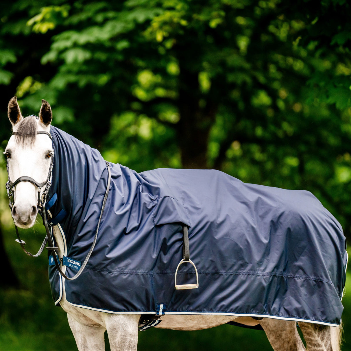 Horseware Ireland Newmarket Rain Sheet #colour_witney-navy