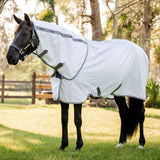 Horseware Ireland Amigo Summer Sheet Plus #colour-navy-check-titanium-grey-silver