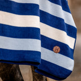 Horseware Ireland Newmarket Fleece Blanket #colour_whitney-navy