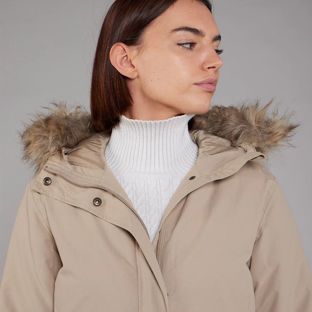 Toggi Women's Adventurer Waterproof Jacket #colour_putty