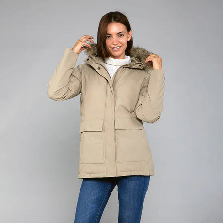 Toggi Women's Adventurer Waterproof Jacket #colour_putty