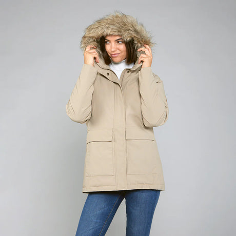 Toggi Women's Adventurer Waterproof Jacket #colour_putty