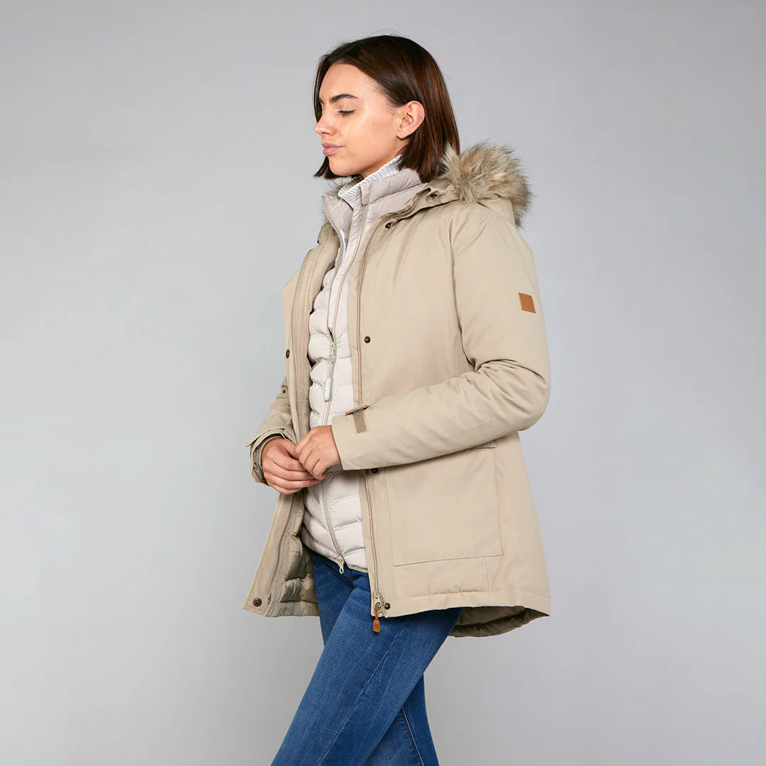 Toggi Women's Adventurer Waterproof Jacket #colour_putty