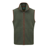 Alan Paine Aylsham Men's Fleece Gilet #colour_cedar