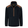 Alan Paine Aylsham Mens Half Zip Fleece #colour_dark-navy