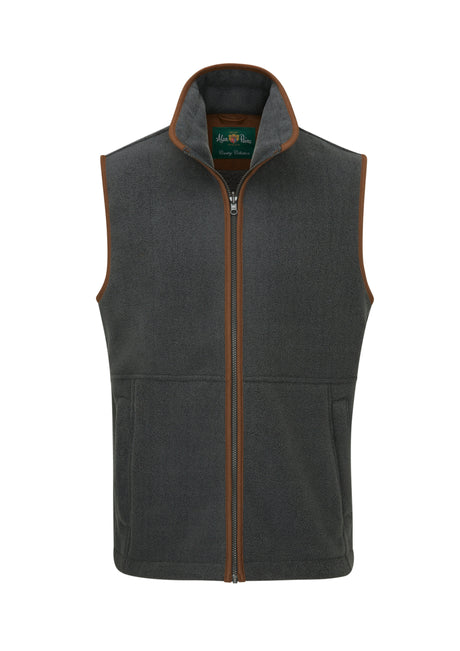 Alan Paine Aylsham Men's Fleece Gilet #colour-gunmetal