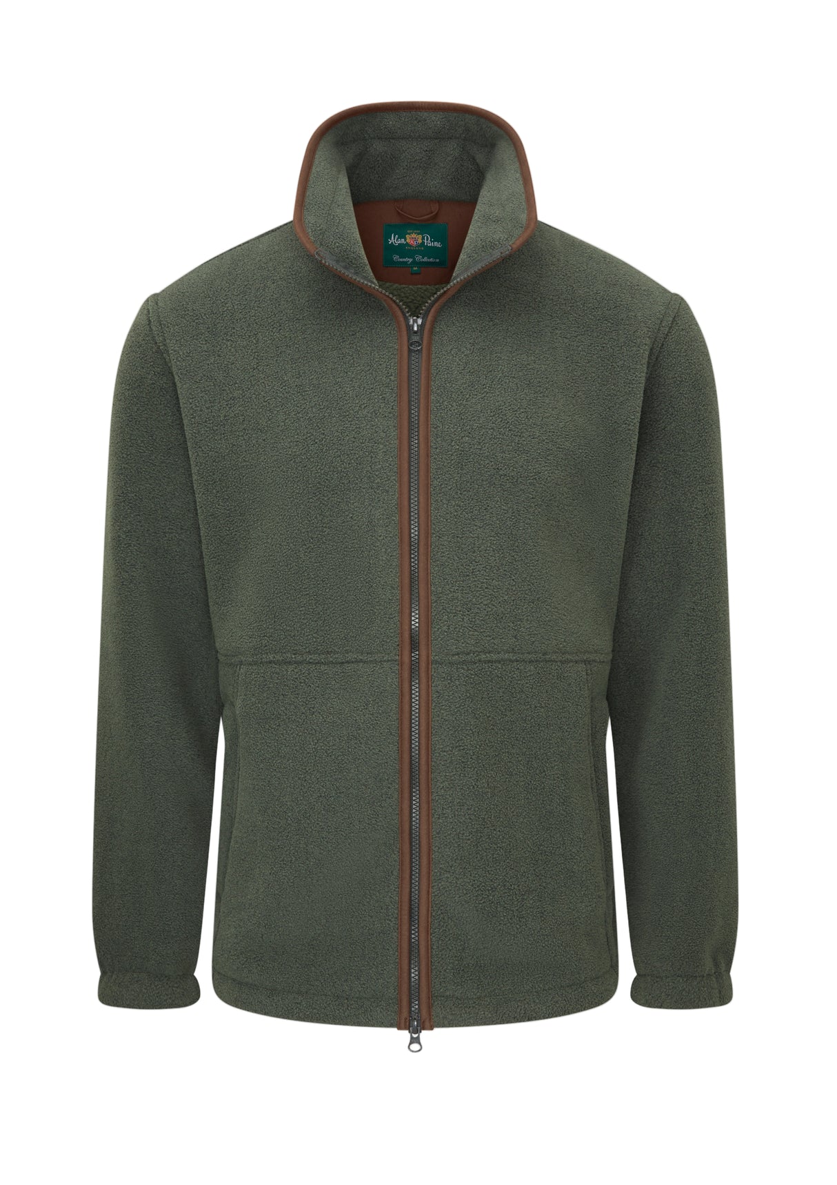 Alan Paine Aylsham Men's Fleece Jacket #colour_cedar