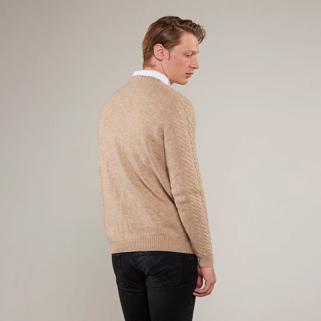 Toggi Men's Arthur Crew Neck Jumper #colour_barley