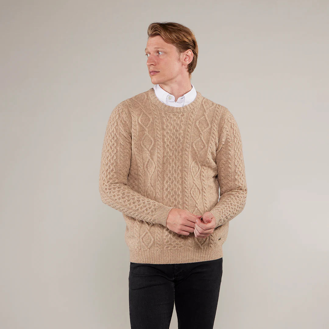 Toggi Men's Arthur Crew Neck Jumper #colour_barley