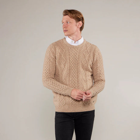 Toggi Men's Arthur Crew Neck Jumper #colour_barley