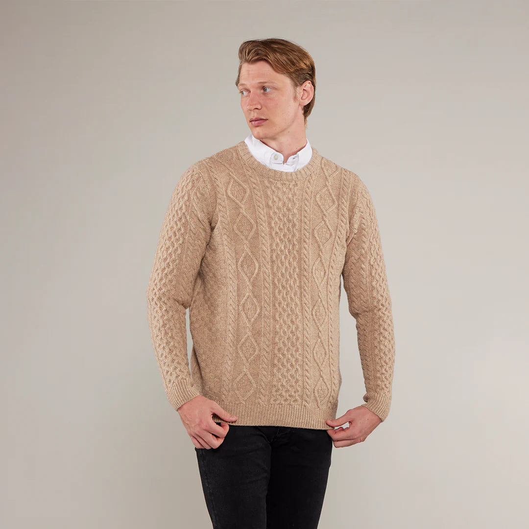 Toggi Men's Arthur Crew Neck Jumper #colour_barley