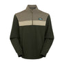 Ridgeline Mens Back Slider Rugby Top #colour_olive-multi