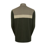 Ridgeline Mens Back Slider Rugby Top #colour_olive-multi