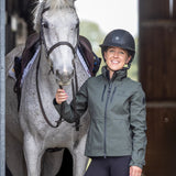 EQUIDRY Women's Varsha Jacket #colour_black-forest-green