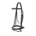 Equestro Silver Model Bridle #colour_black