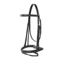 Equestro Silver Model Bridle #colour_black