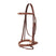 Equestro Silver Model Bridle #colour_cognac