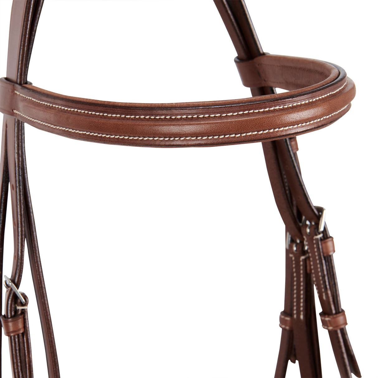 Equestro Silver Model Bridle #colour_cognac