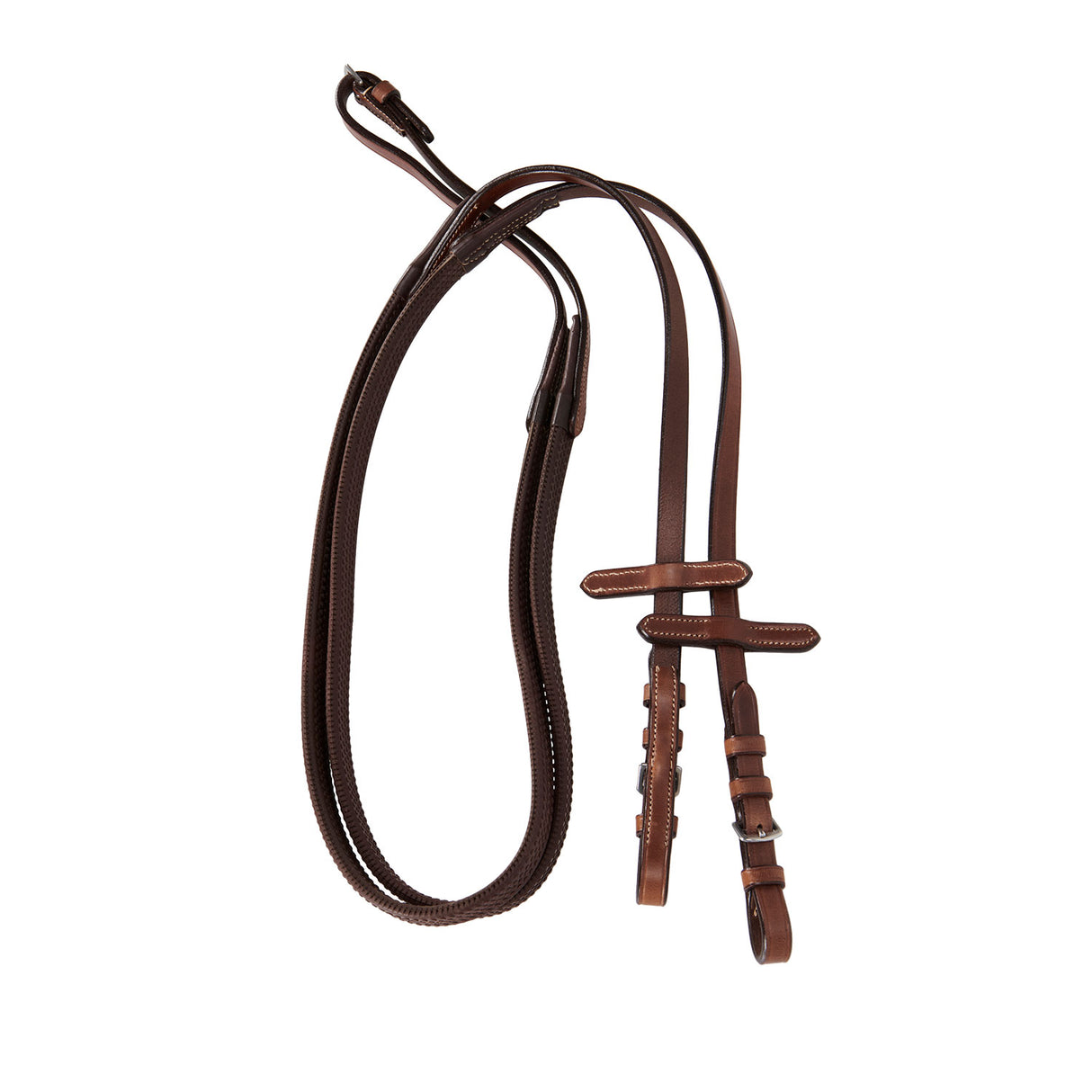 Equestro Silver Model Bridle #colour_cognac