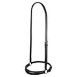 Equestro Leather German Style Noseband Bridle #colour_black