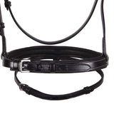 Equestro Leather English Bridle With Embroideries New #colour_brown