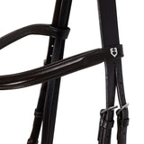 Equestro English Leather Bridle With Rubber Reins