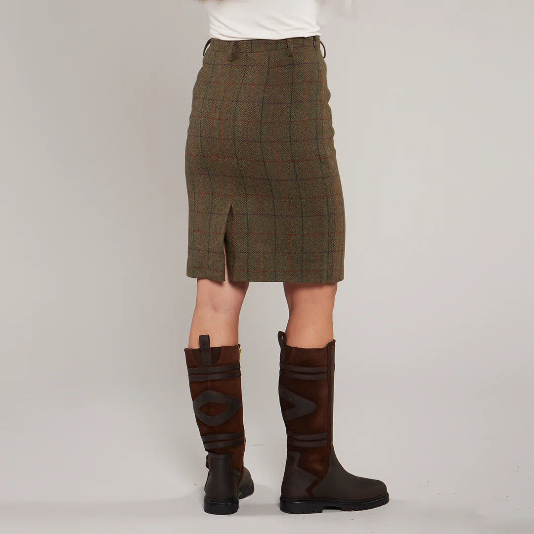 Toggi Ladies Balvenie Tweed Skirt #colour_castleton-tweed
