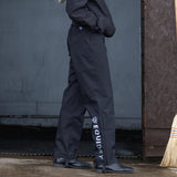 EQUIDRY Women's Unlined Waterproof Trousers #colour_black
