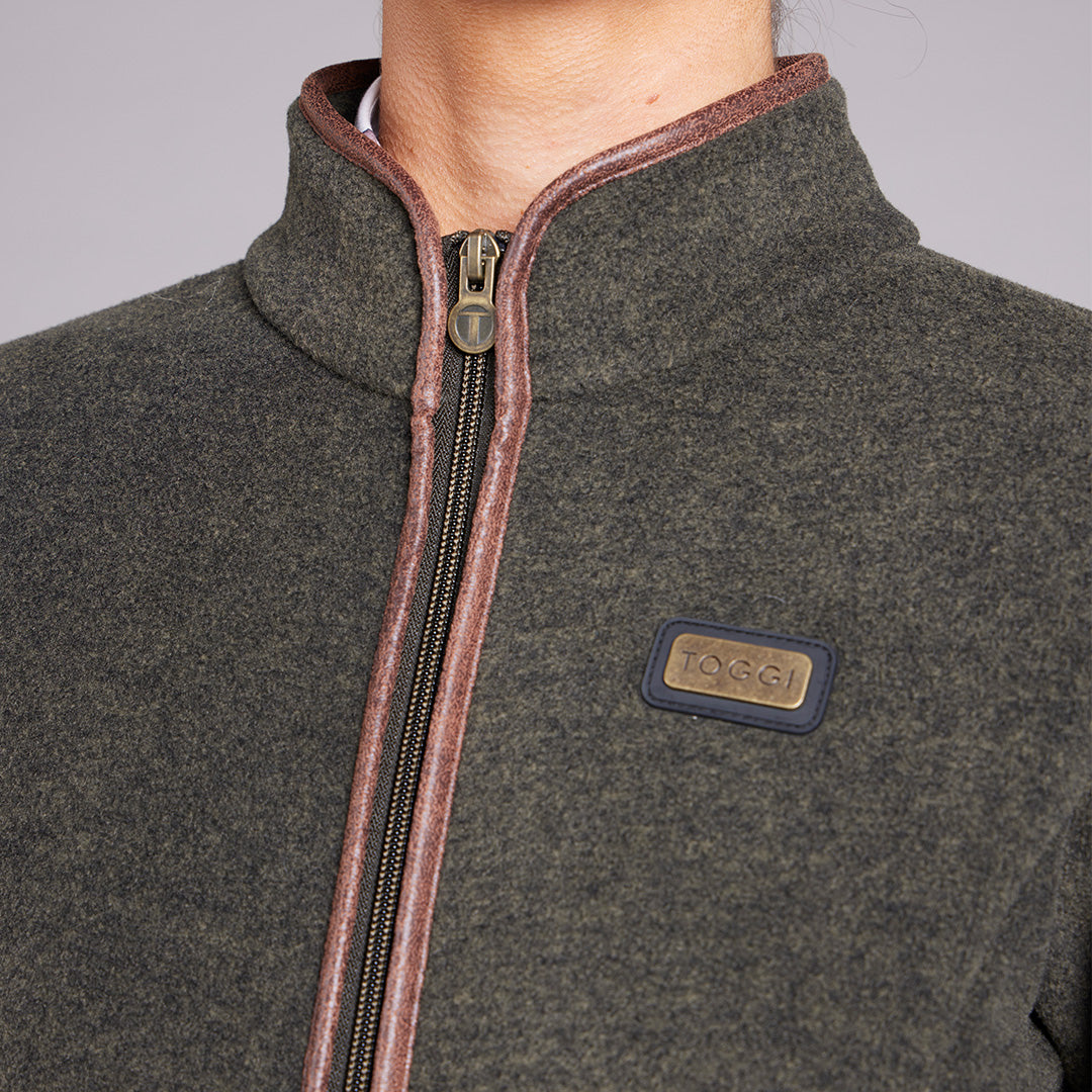 Toggi Britannia Fleece Jacket #colour_forest-green