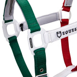 Equestro Nylon Halter With Snap Hook #colour_green