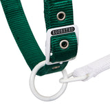 Equestro Nylon Halter With Snap Hook #colour_green