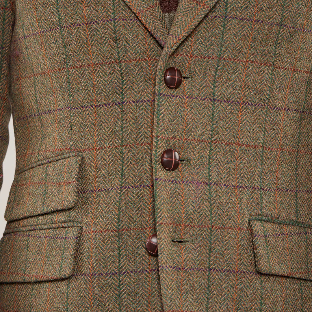 Toggi Men's Campbell Tweed Hacking Jacket #colour_castleton-tweed