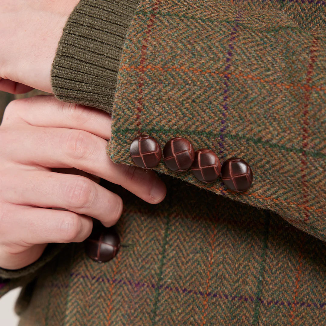 Toggi Men's Campbell Tweed Hacking Jacket #colour_castleton-tweed
