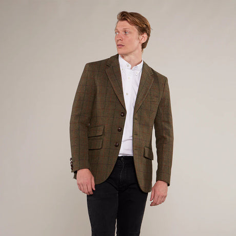 Toggi Men's Campbell Tweed Hacking Jacket #colour_castleton-tweed